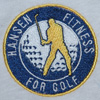 embroidery patch with golf logo