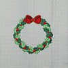 embroidered christmas linen